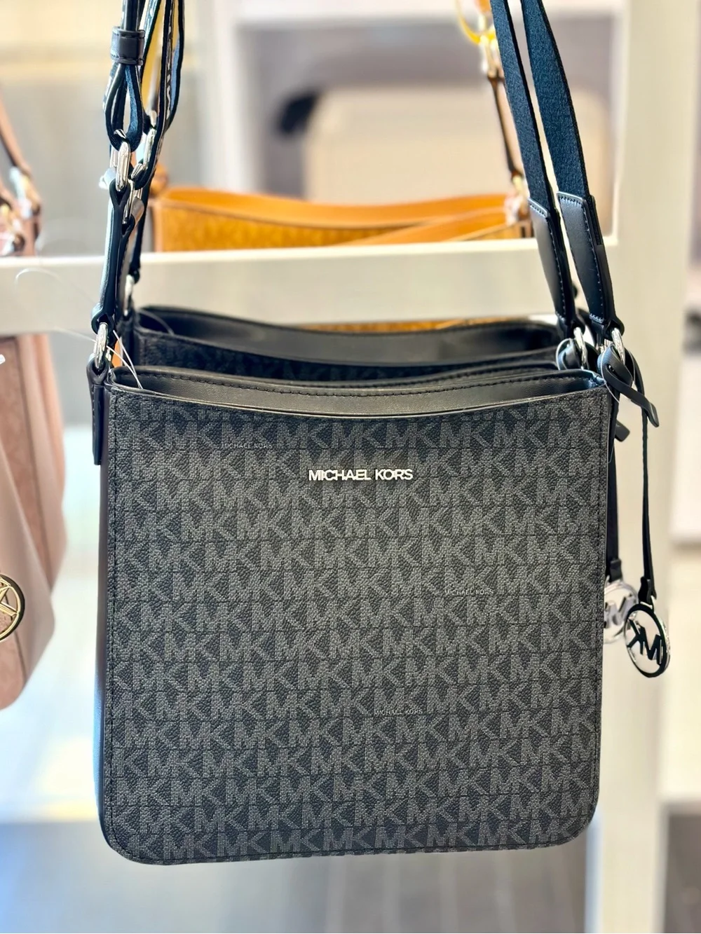Michael Kors Jet Set Travel Small Signature Logo Crossbody Messenger Bag